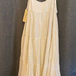 Elan Cream Maxi Dress